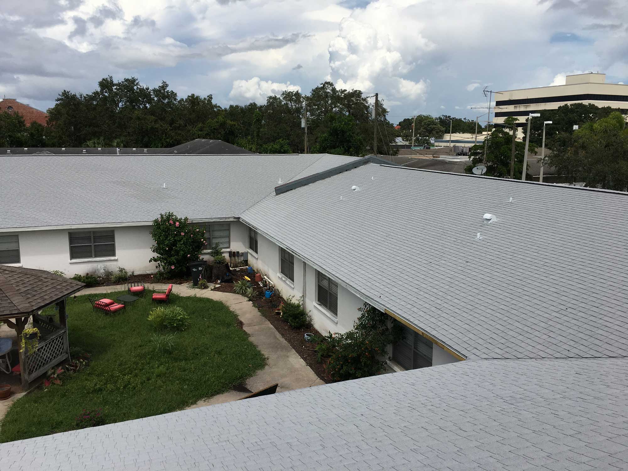 Completed Condominium Low-Slope Roof Replacement in Sarasota County, FL