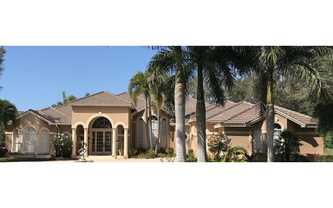Completed Arcadia Tile Re-Roof in Canyon Brown in Manatee County, FL