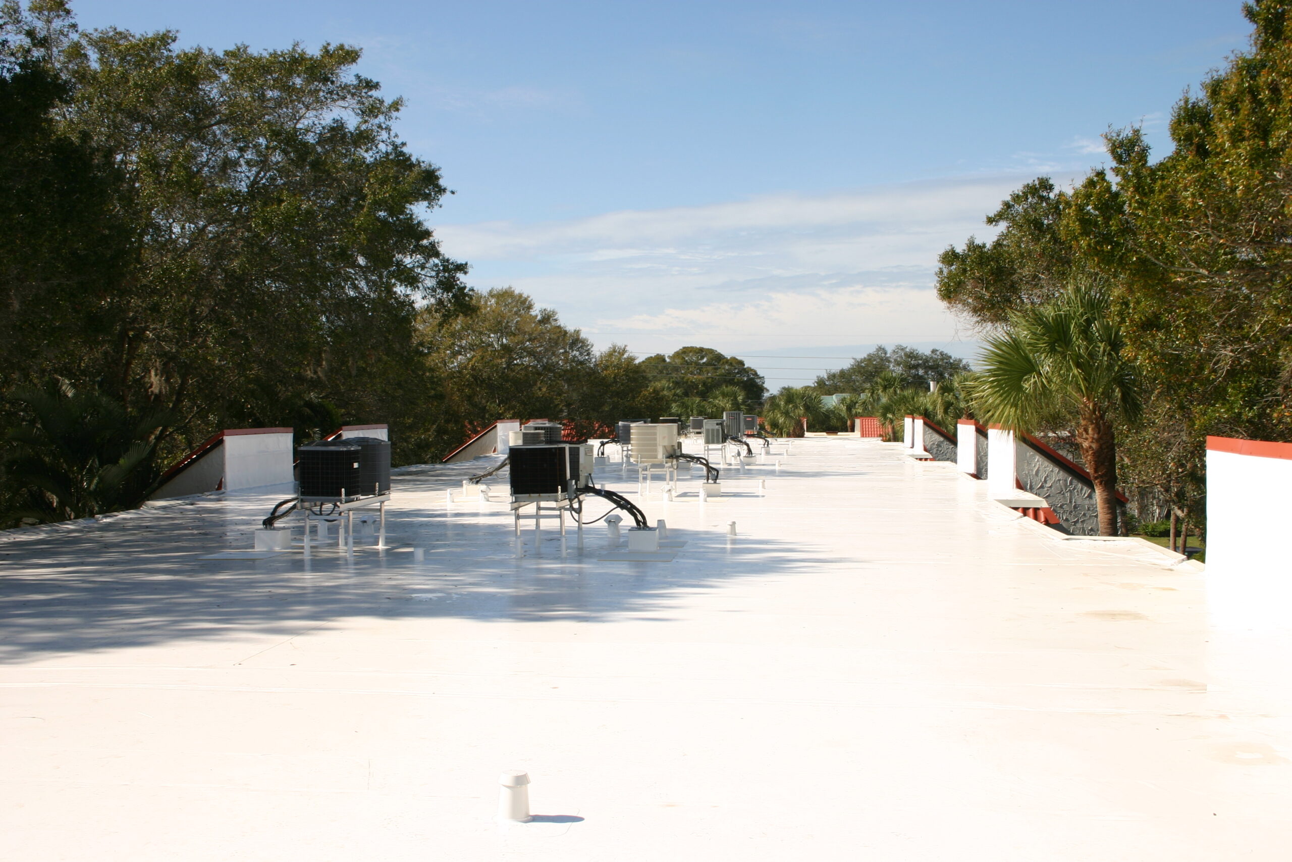 Completed Duro-Last Membrane Roof Replacement in Sarasota County, FL