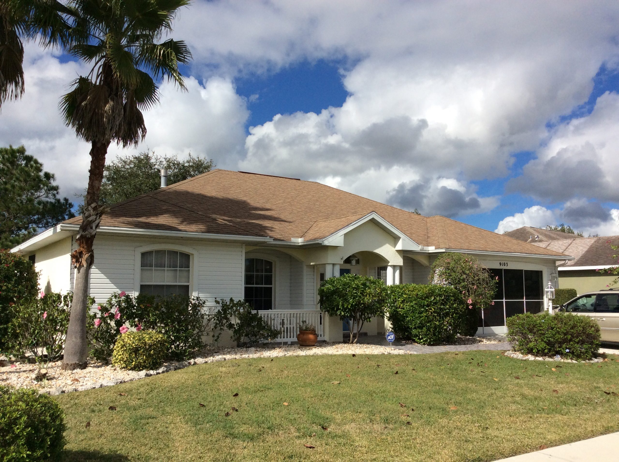 Completed TAMKO Heritage Shingle Roof in Driftwood in Sarasota County, FL