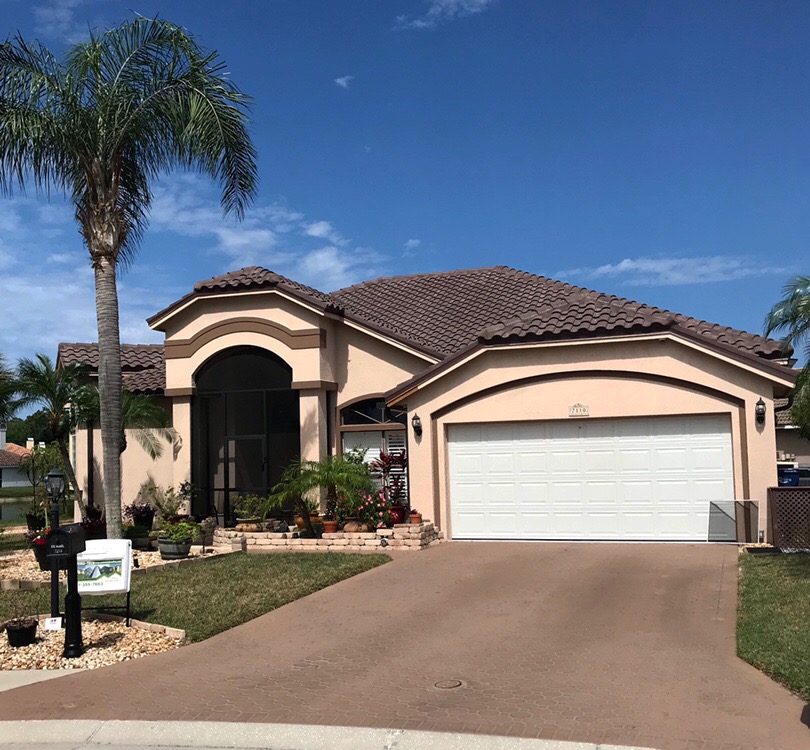 Completed Eagle Capistrano Tile Roof in Cocoa Range in Manatee County, FL
