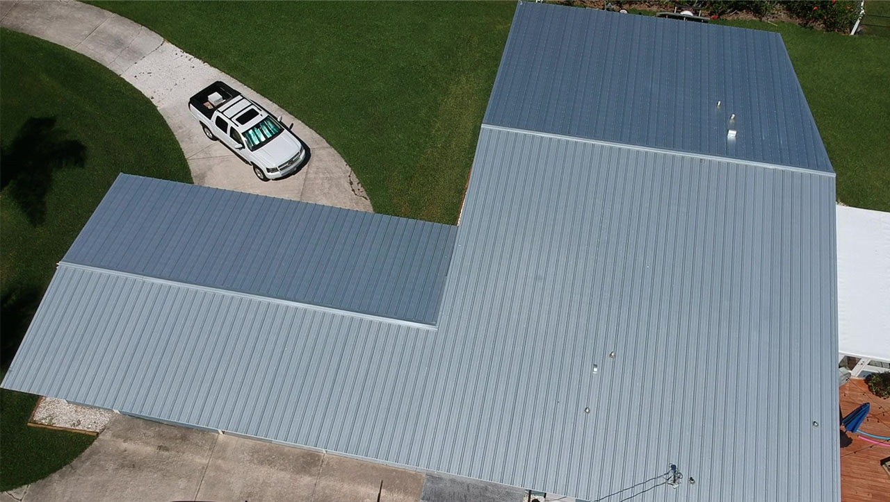 Completed Tile Re-Roof After Photo — Aerial Documentation in Manatee County, FL