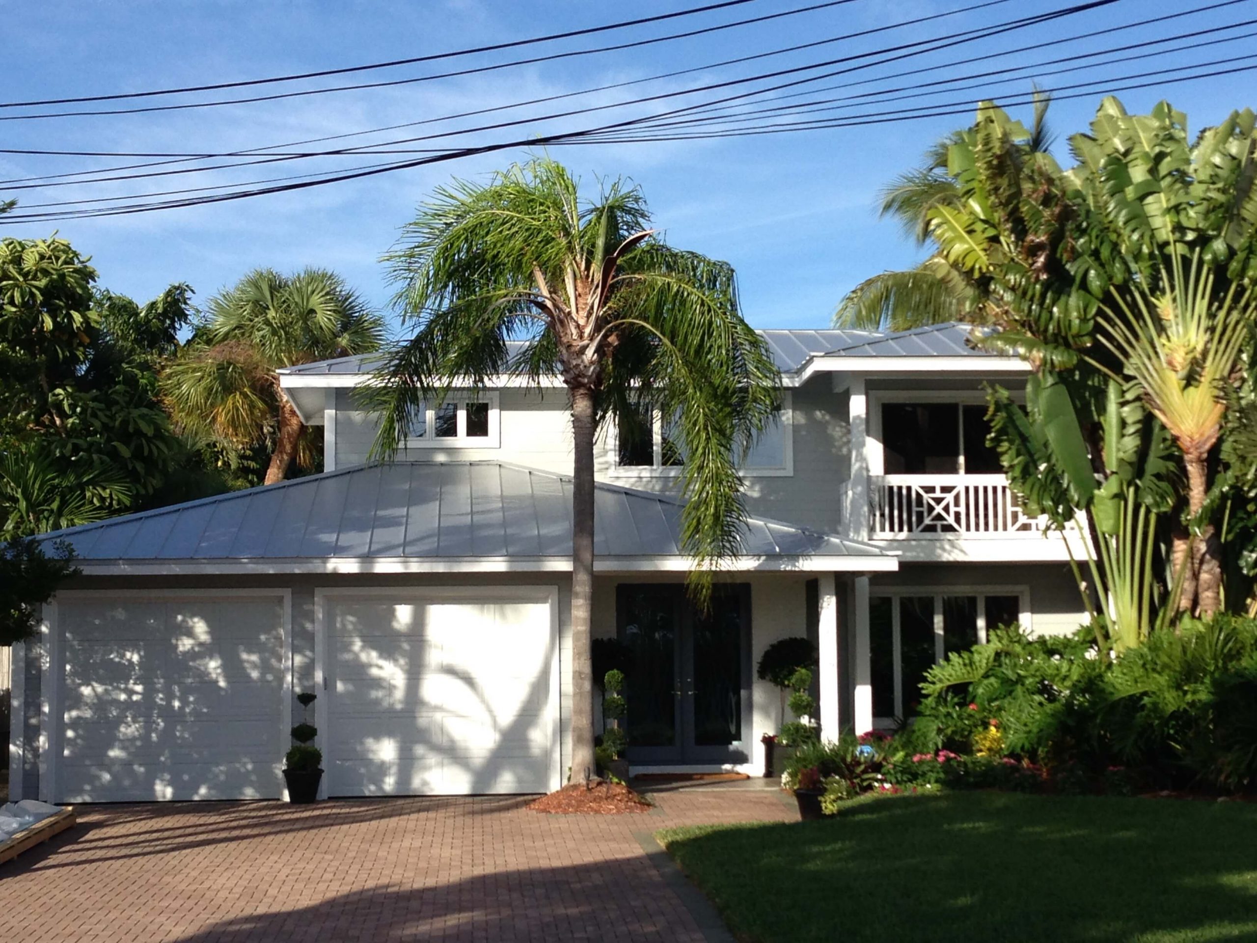 Completed Two-Story Metal Roof Replacement in Sarasota County, FL