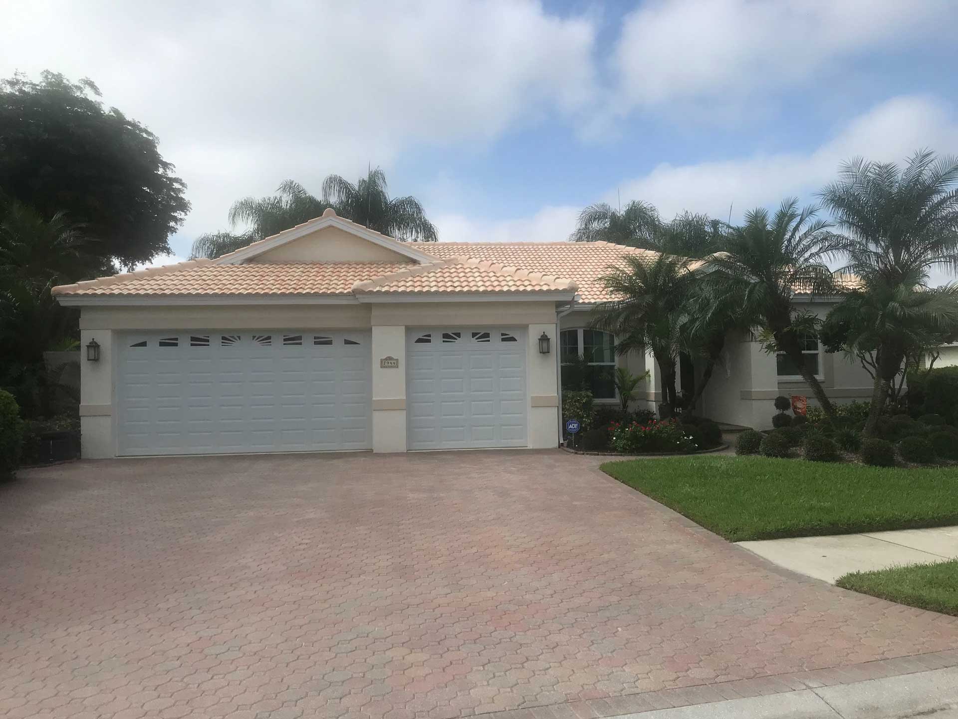 Completed Westlake Villa 900 Tile Roof in Amber Sand in Manatee County, FL