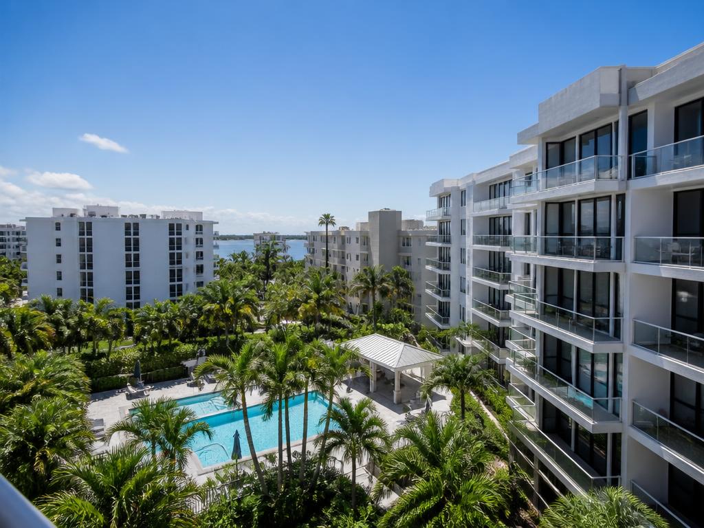 Coastal condominium and apartment community in Sarasota, Florida