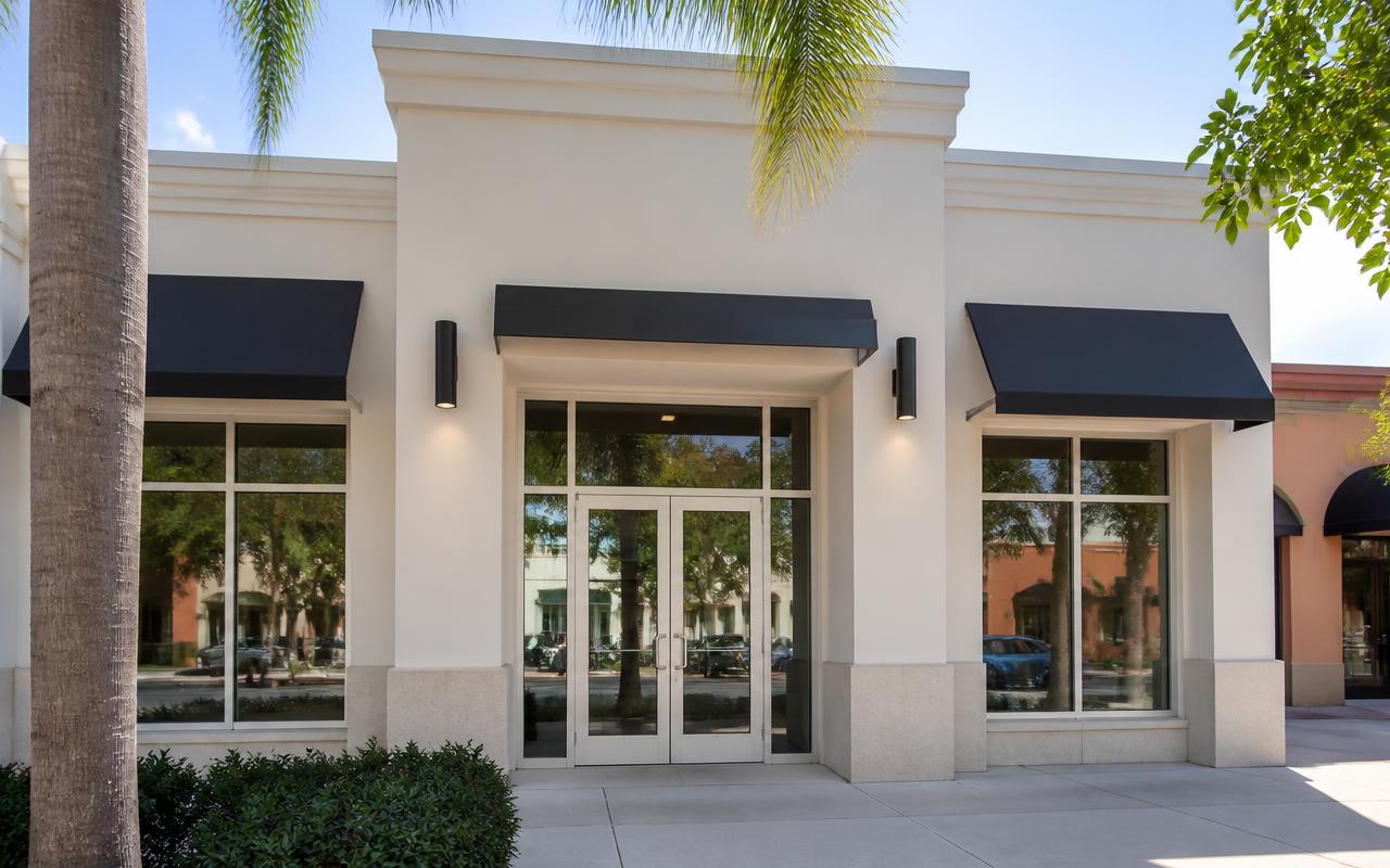Completed Venice Commercial Storefront Windows in Venice, FL